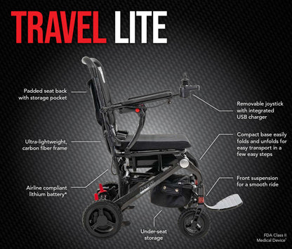 Jazzy® Carbon Power Wheelchair